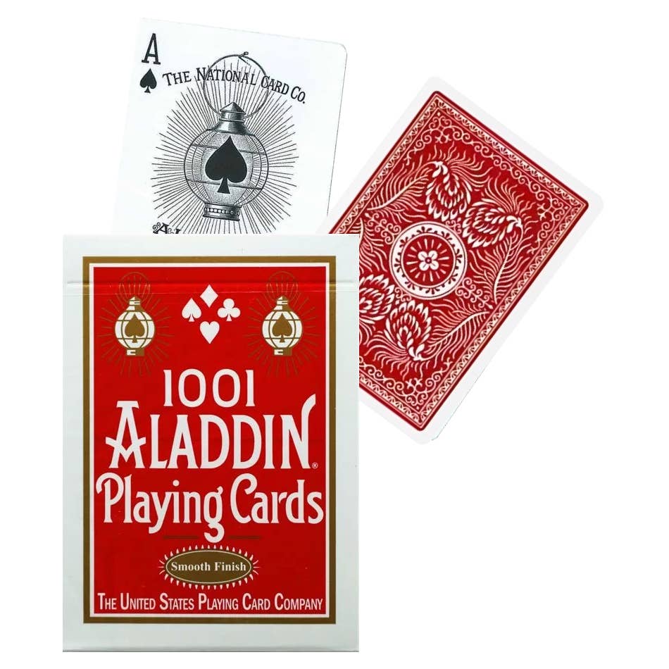 1001 Aladdin Playing Cards Uspcc (Red)