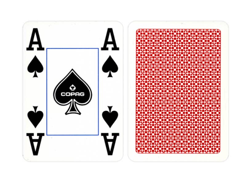 Copag 4 Corner Poker Cards (Red)