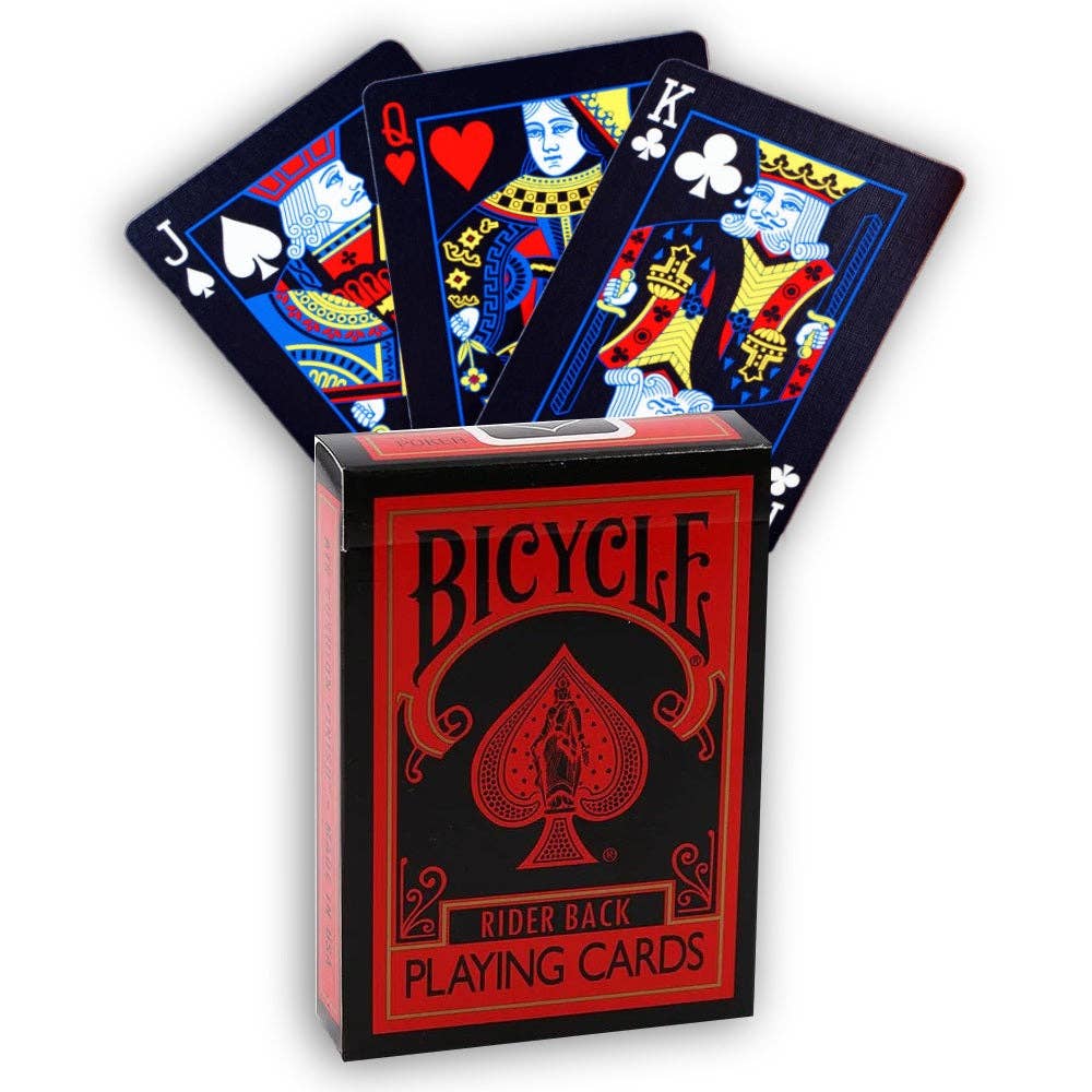 Bicycle Rider Back Reverse (Red) Cards Deck
