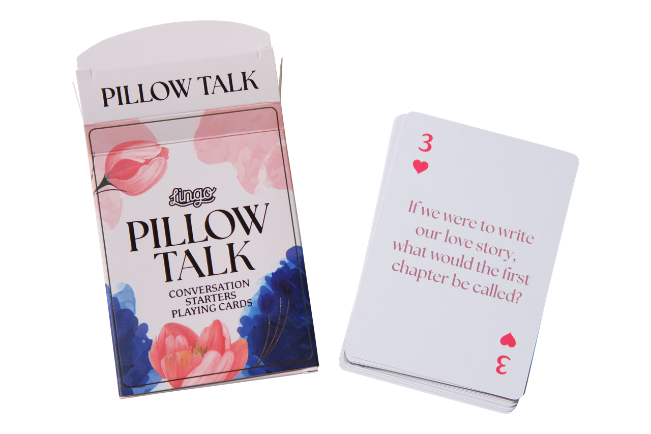 Pillow Talk Lingo Playing Cards
