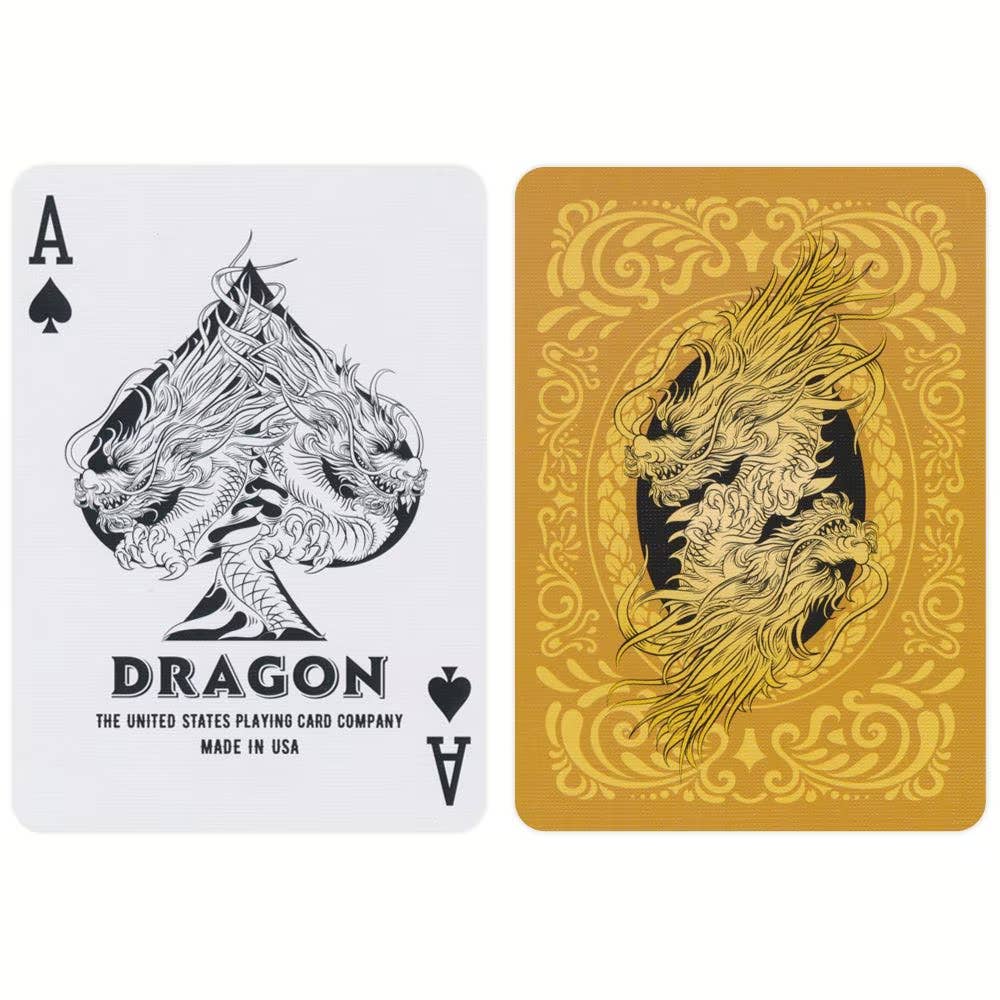 Bicycle Gold Dragon Cards