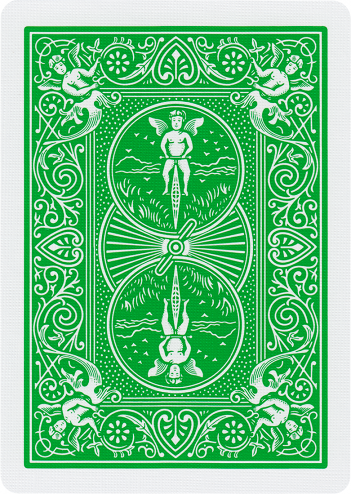 Bicycle Rider Back Playing Cards (Green)