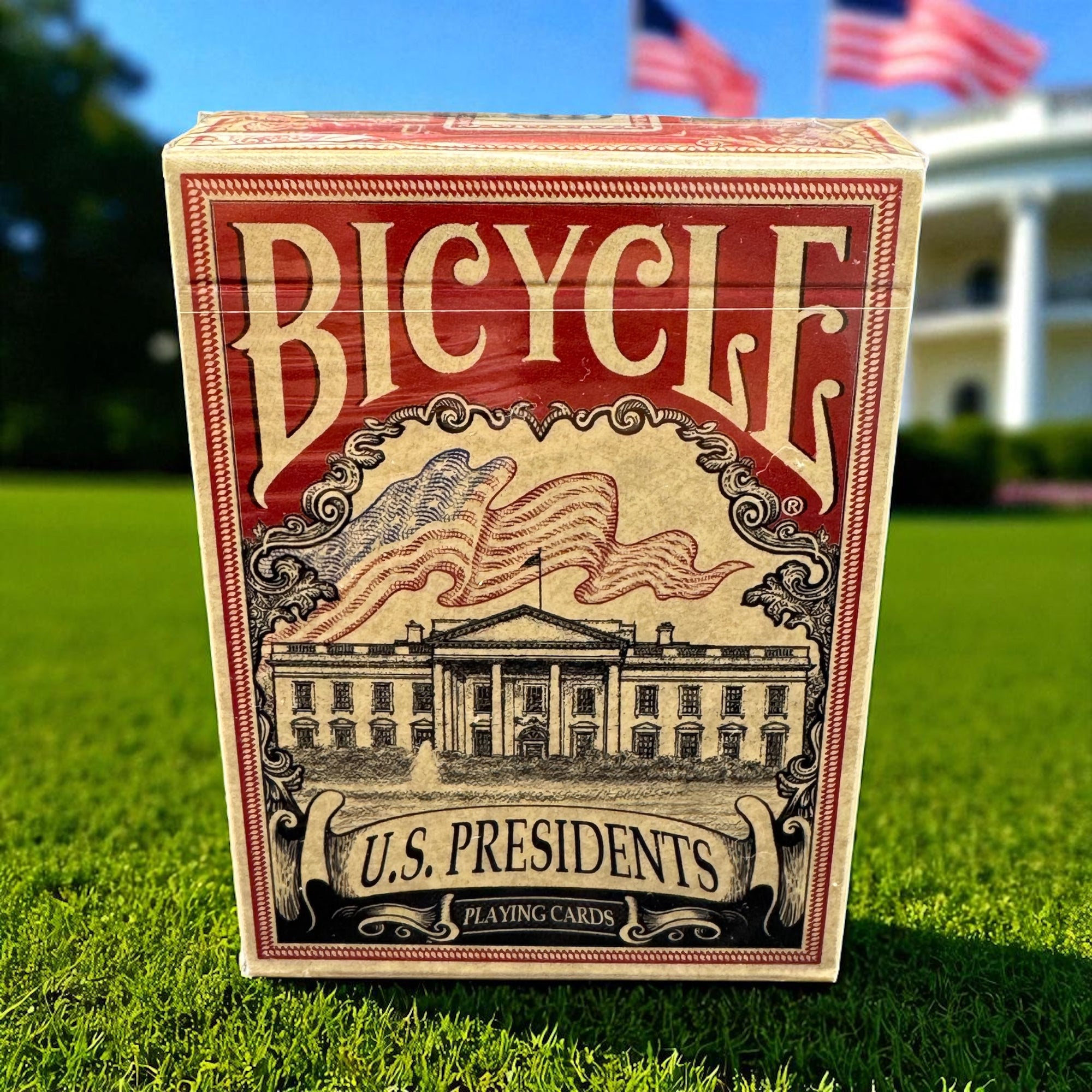 Bicycle US Presidents Playing Cards (Republican Red)