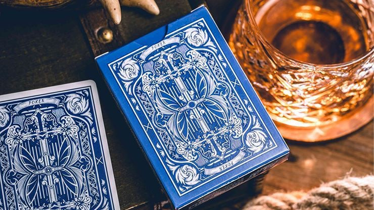 Sanctuary (Blue) Playing Cards — Hiddenlight
