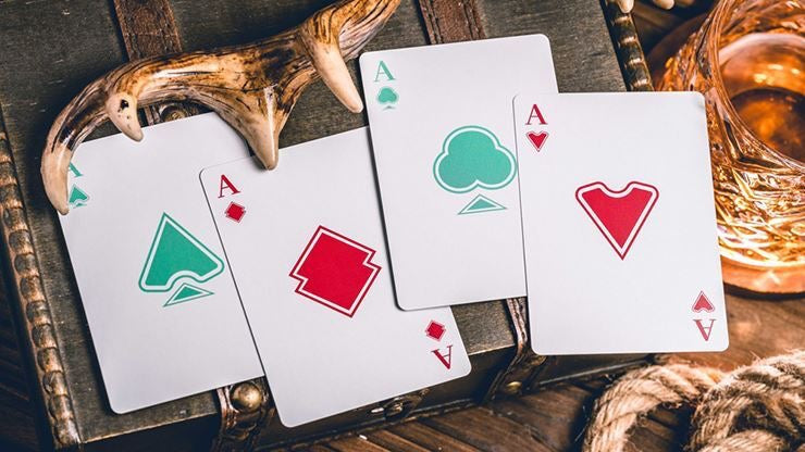 Sanctuary (Cyan) Playing Cards — Hiddenlight