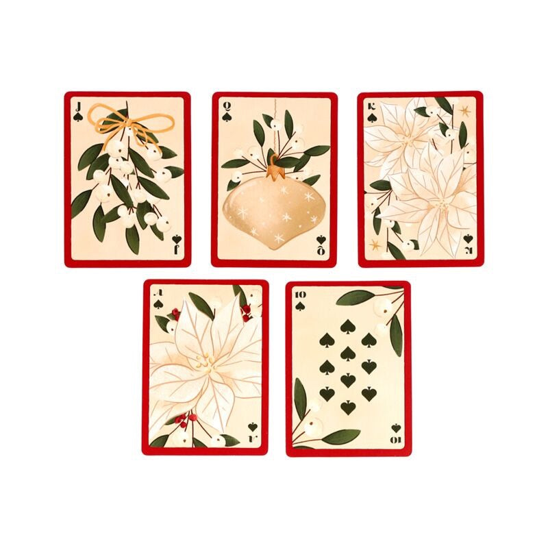 Christmas Botanicals Standard Playing Card Deck