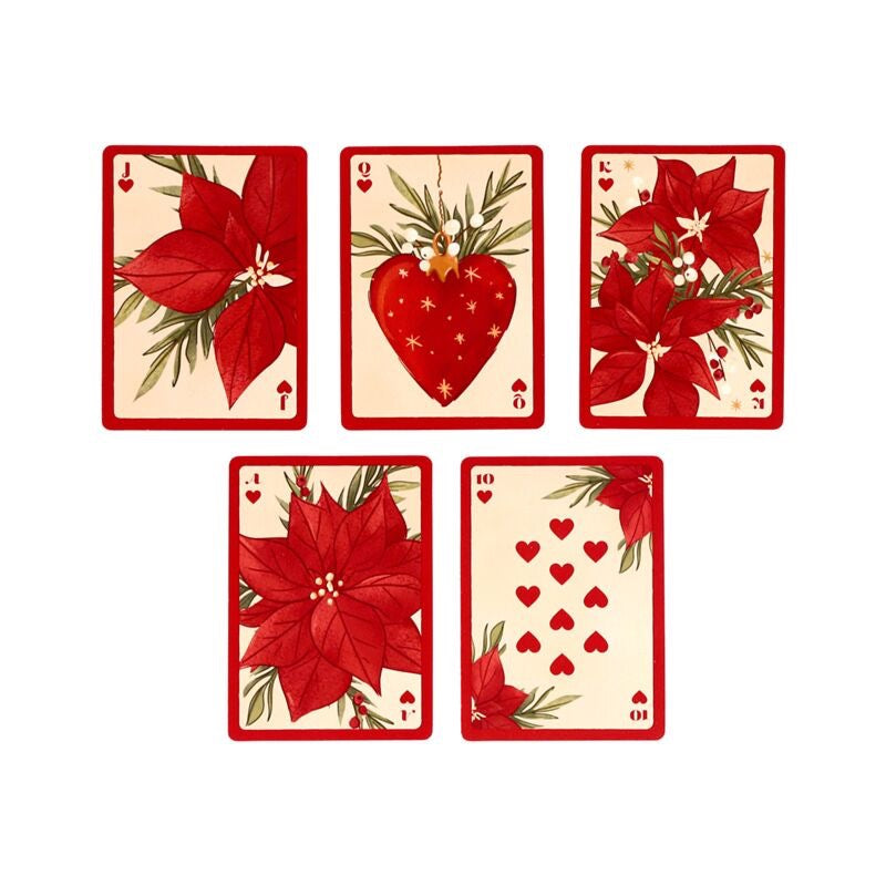 Christmas Botanicals Standard Playing Card Deck