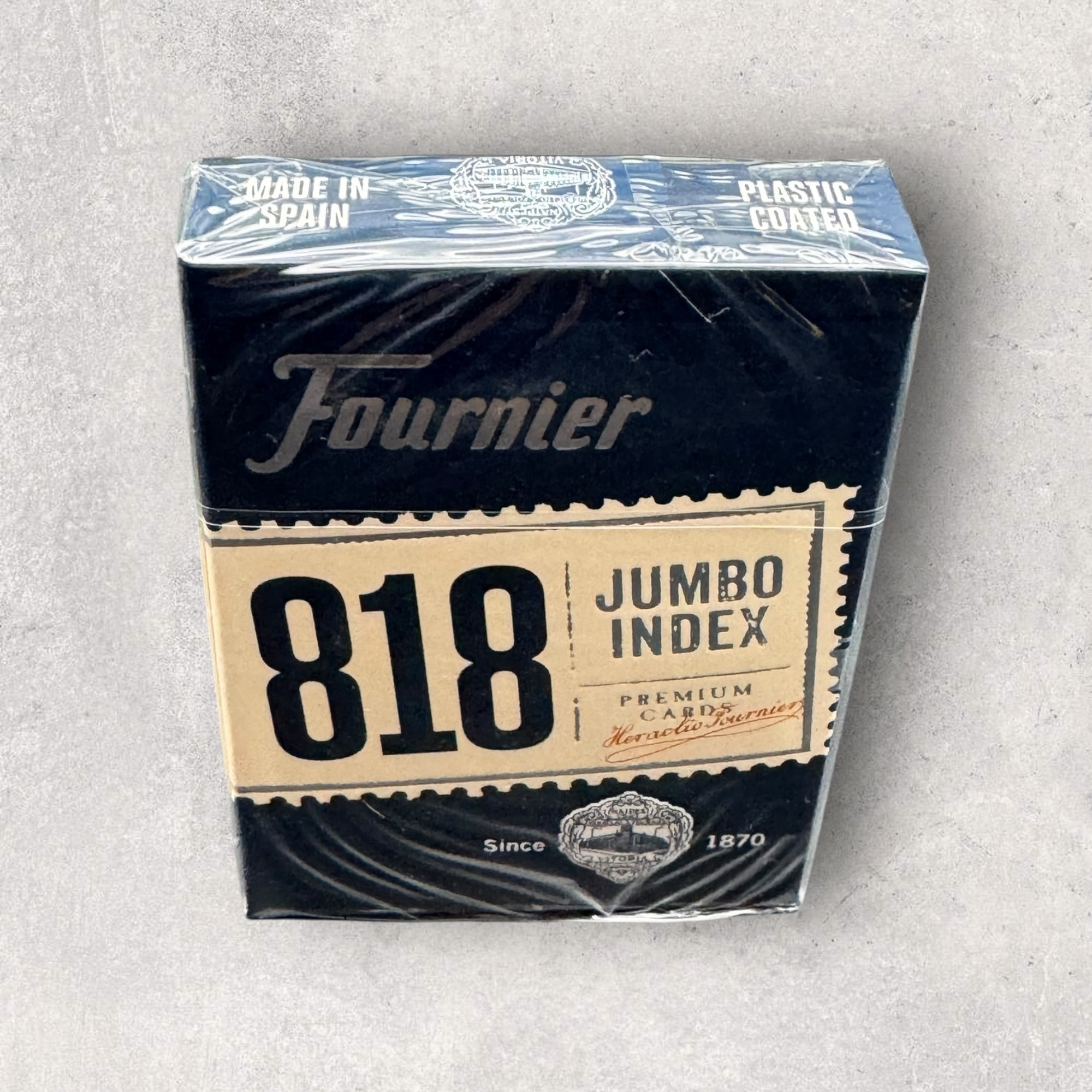 Fournier 818 Poker Cards (Blue) Jumbo Index