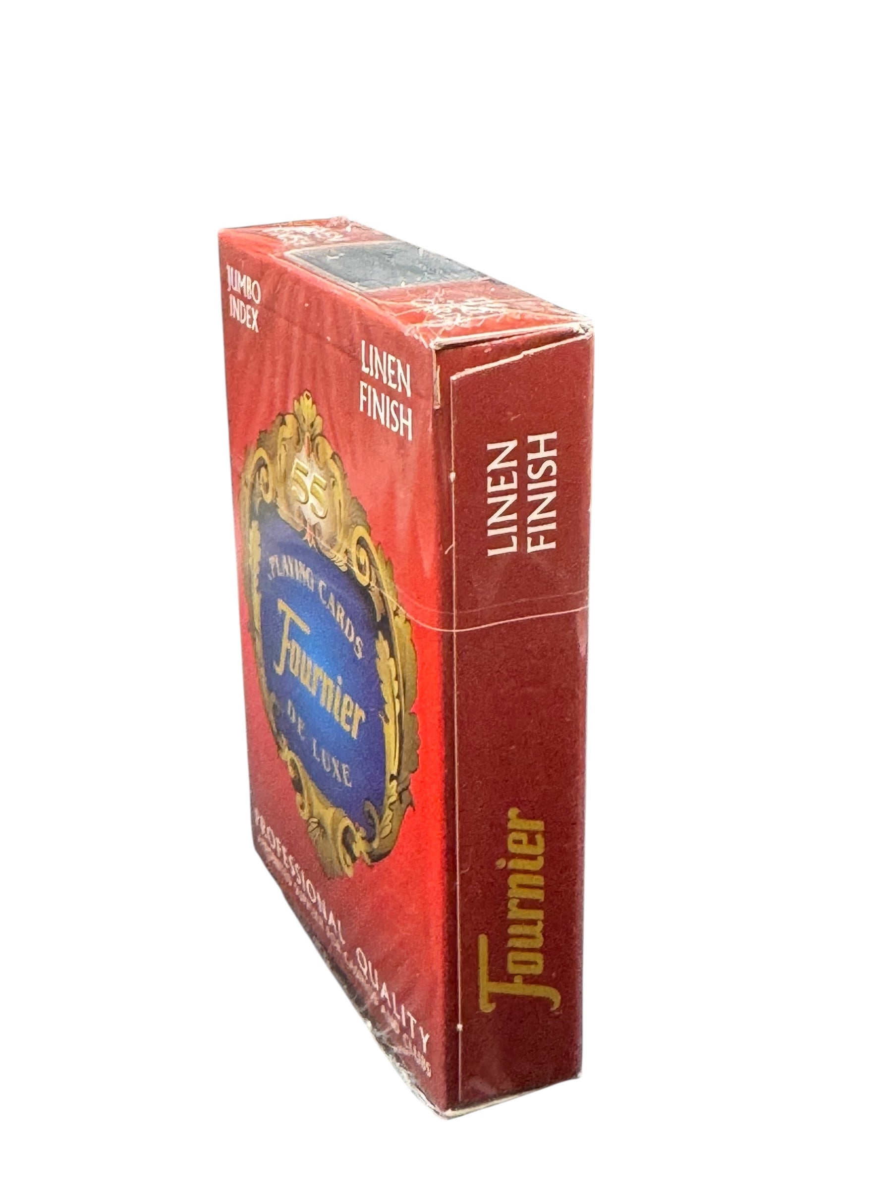 Fournier 818 Linen Finish Poker Playing cards (Red)
