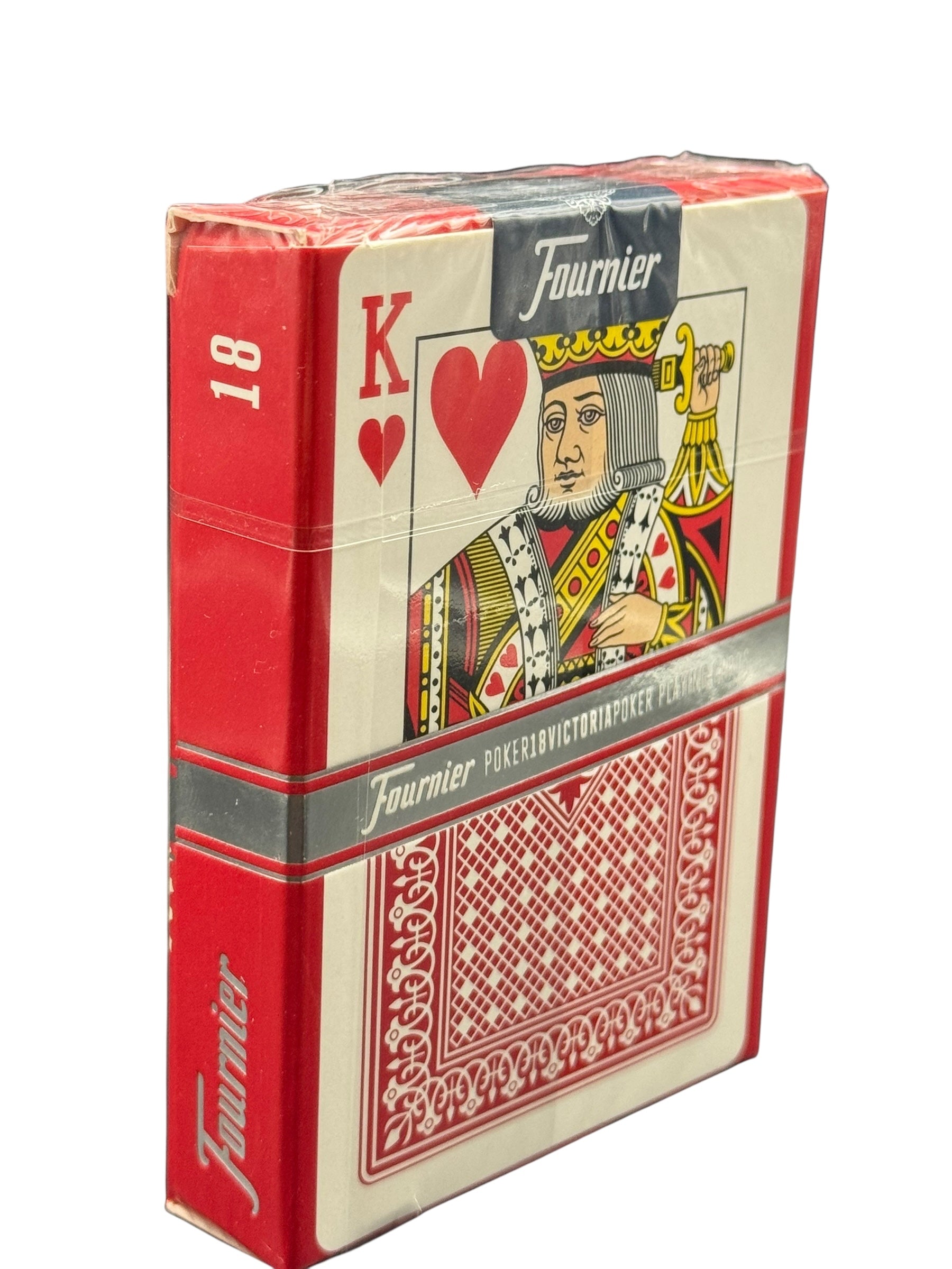 Fournier Victoria 18 Poker Cards (Red)
