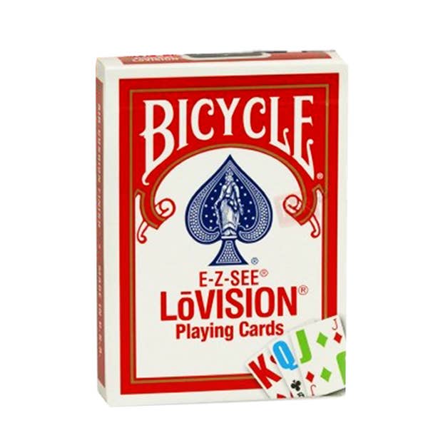 Bicycle E-Z-See Lovision Cards (Red)