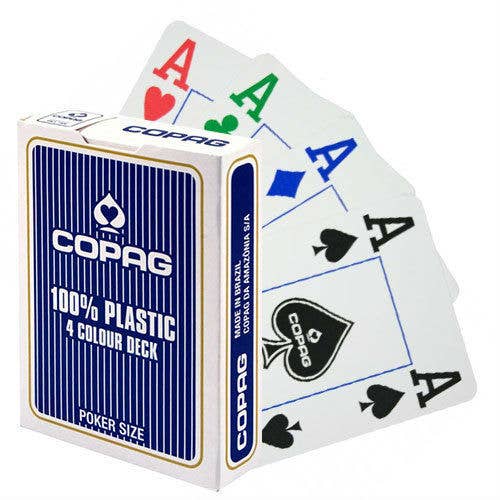 Copag 4 Colour Poker Cards (Blue)