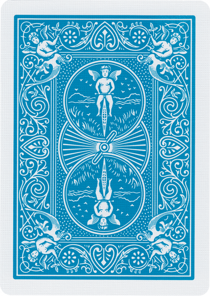 Bicycle Rider Back Playing Cards (Turquoise)