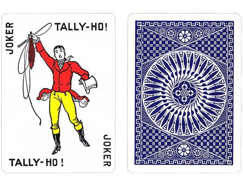 Bicycle Tally-Ho Circle Cards (Blue)