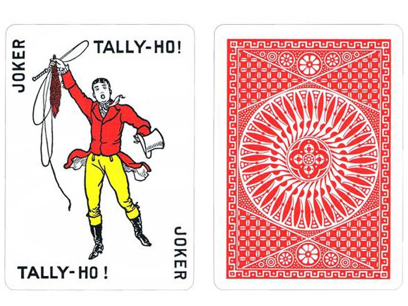 Bicycle Tally-Ho Circle Cards (Red)