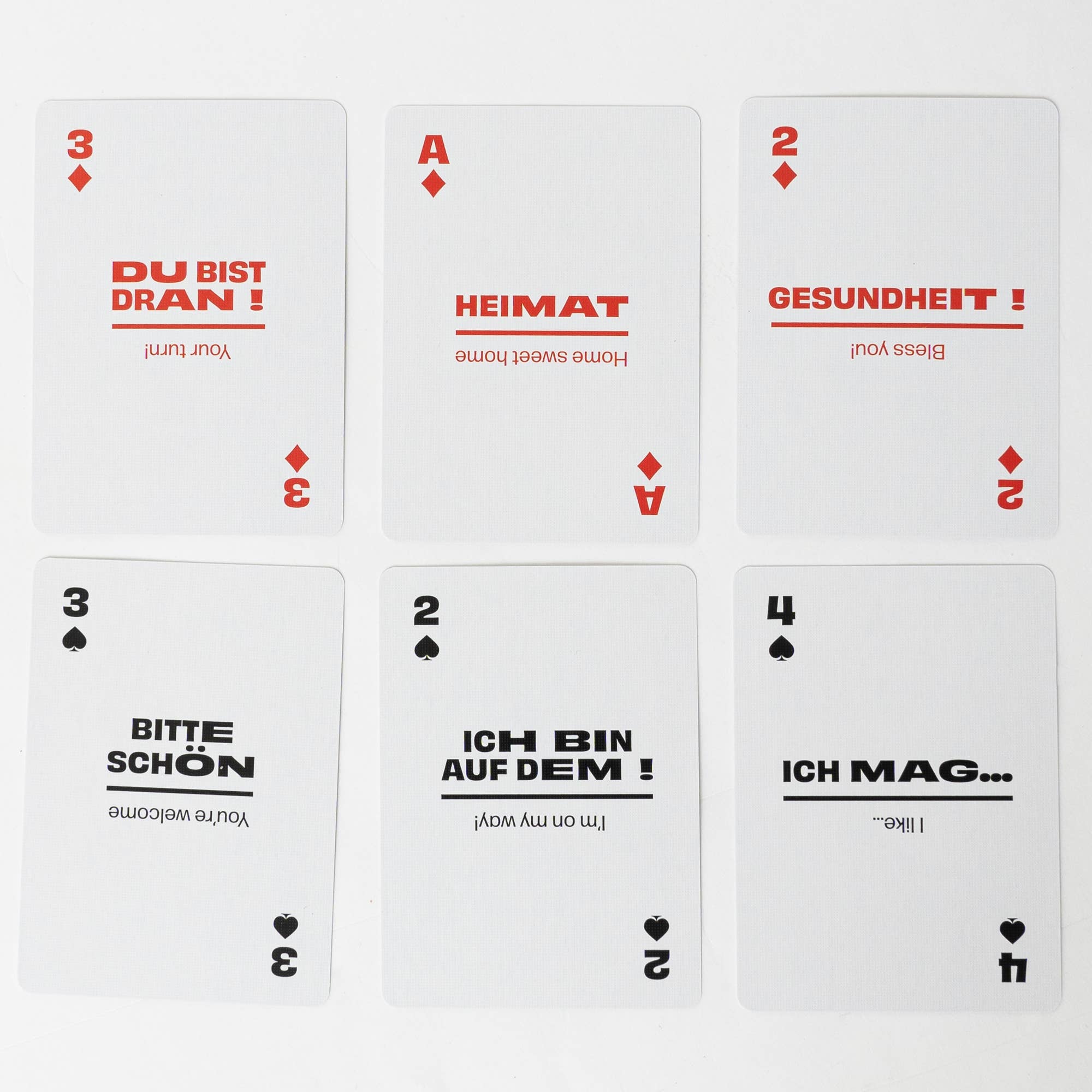 German Travel Playing Cards
