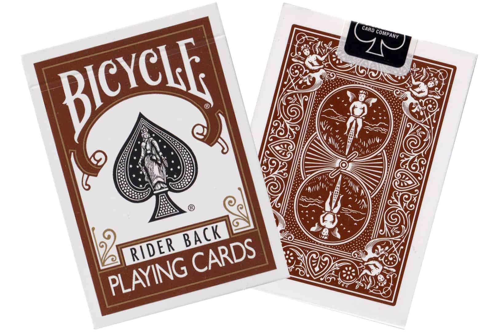 Bicycle Rider Back Playing Cards (Brown)