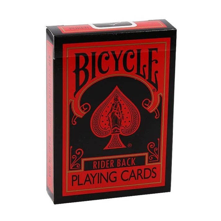 Bicycle Rider Back Reverse (Red) Cards Deck