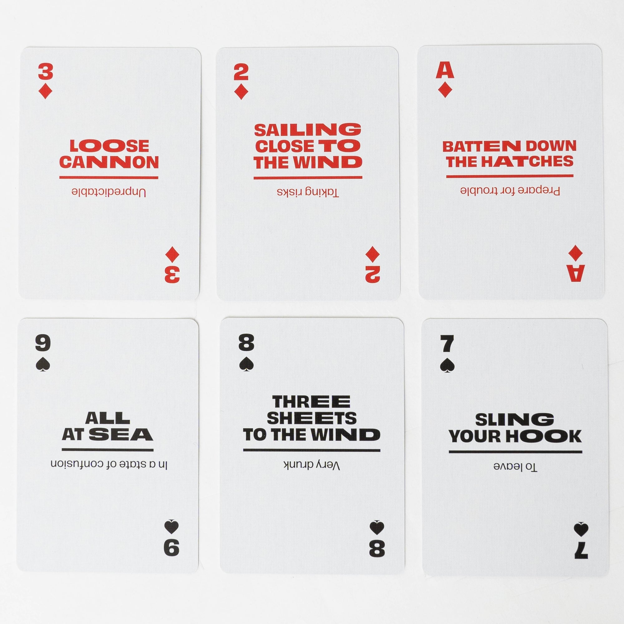 Sailing Lingo Playing Cards