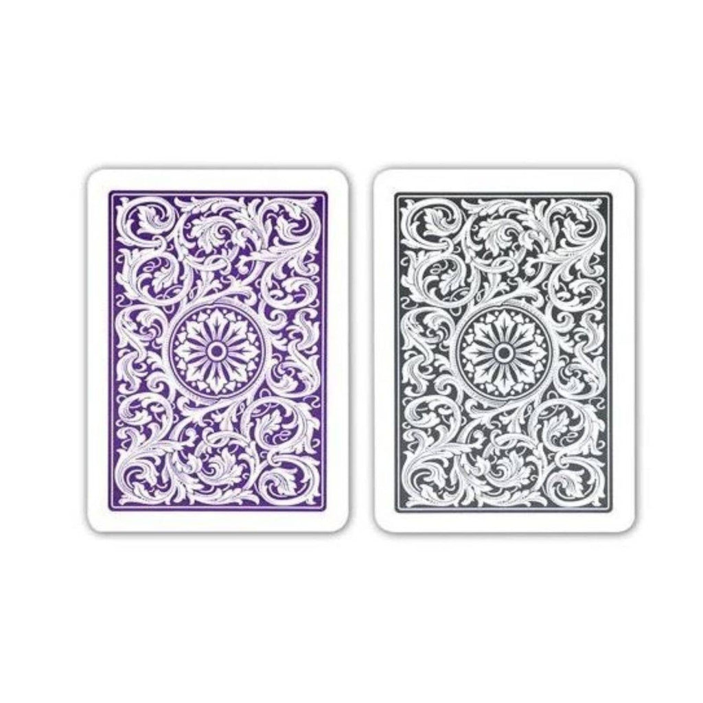 Copag 1546 Elite — Poker Size, Jumbo Index, Purple & Grey (Double Deck Set)