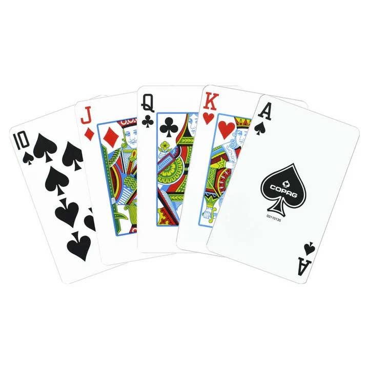 Copag Elite Bridge Size Regular Index Playing Cards Double Deck (Black and gold)