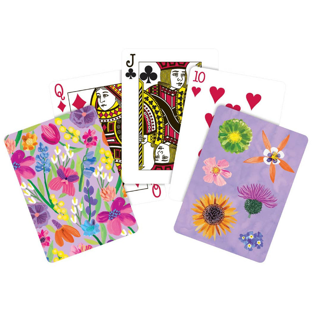 Floral Supernova Luxury Playing Card Set by Roger la Borde