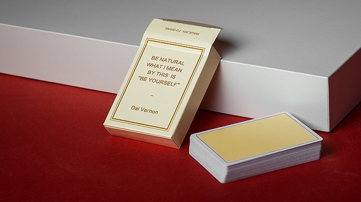 Magic Notebook Playing Cards – Champagne Limited Edition by Bocopo