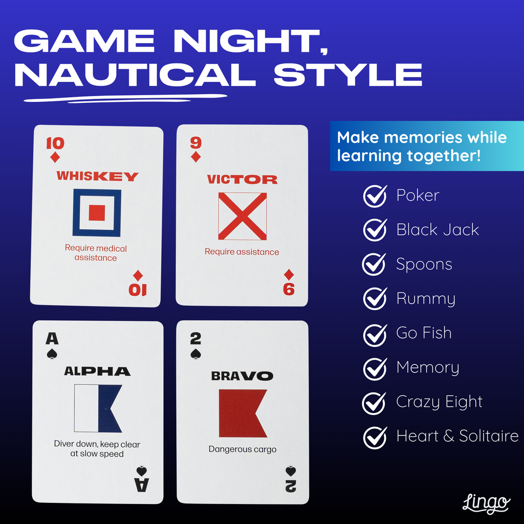 Nautical Lingo Playing Cards