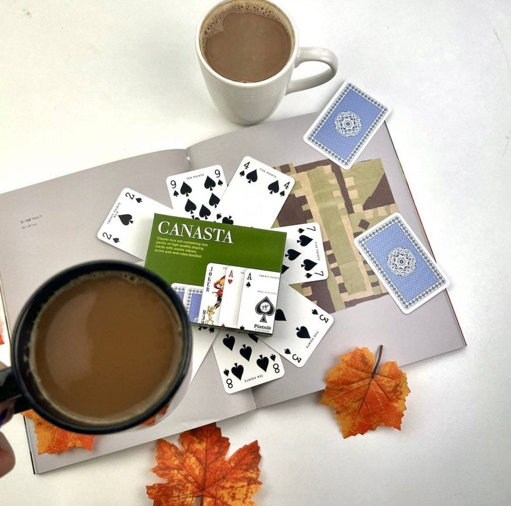 Piatnik Canasta Card Game –  Classic Boxed Set with Score Card & Instructions