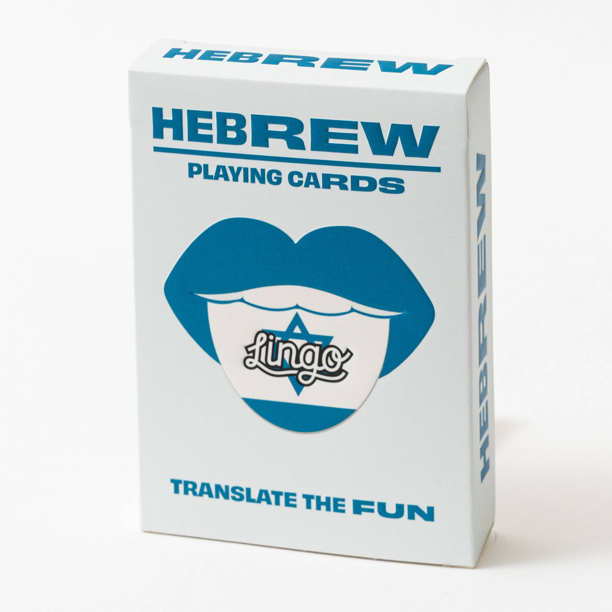 Lingo Hebrew Playing Cards – Learn Hebrew 52 Phrase Deck
