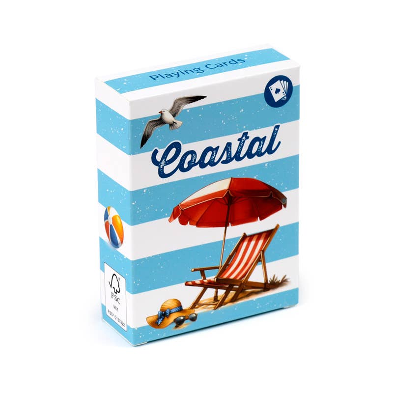 Puckator Coastal Playing Cards – Seaside & Beach Deck