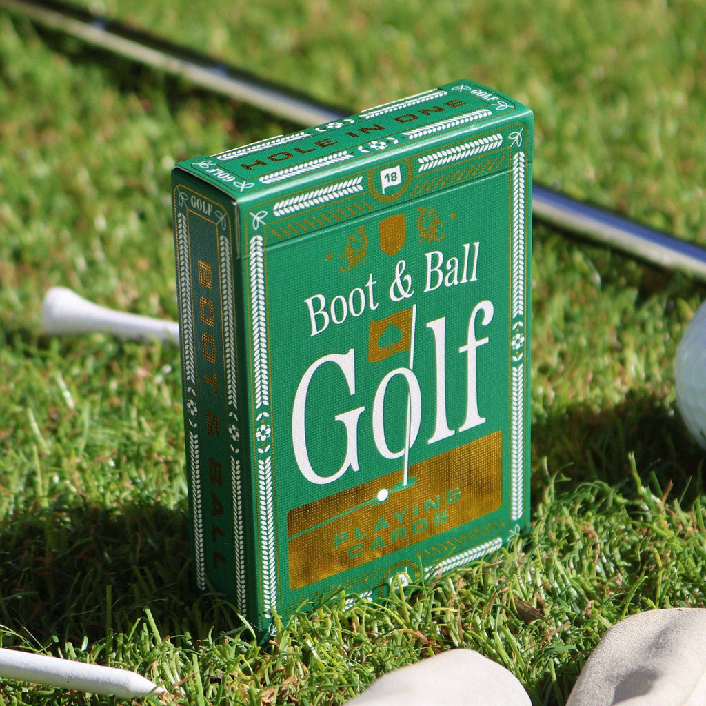 Golf Playing Cards – Gold Foil Edition by Boot & Ball