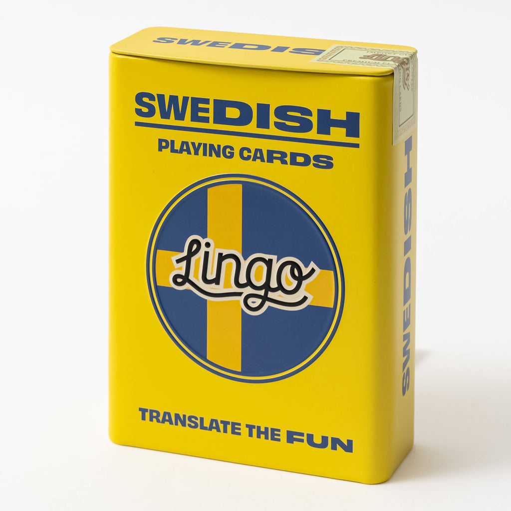 Lingo Swedish Playing Cards in Wayfarer Tin
