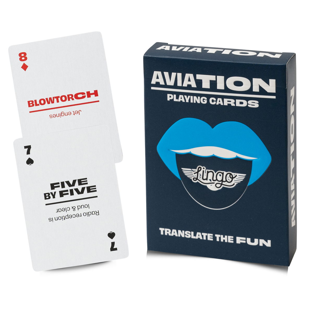 Lingo Aviation Playing Cards – 52 Pilot Slang Terms