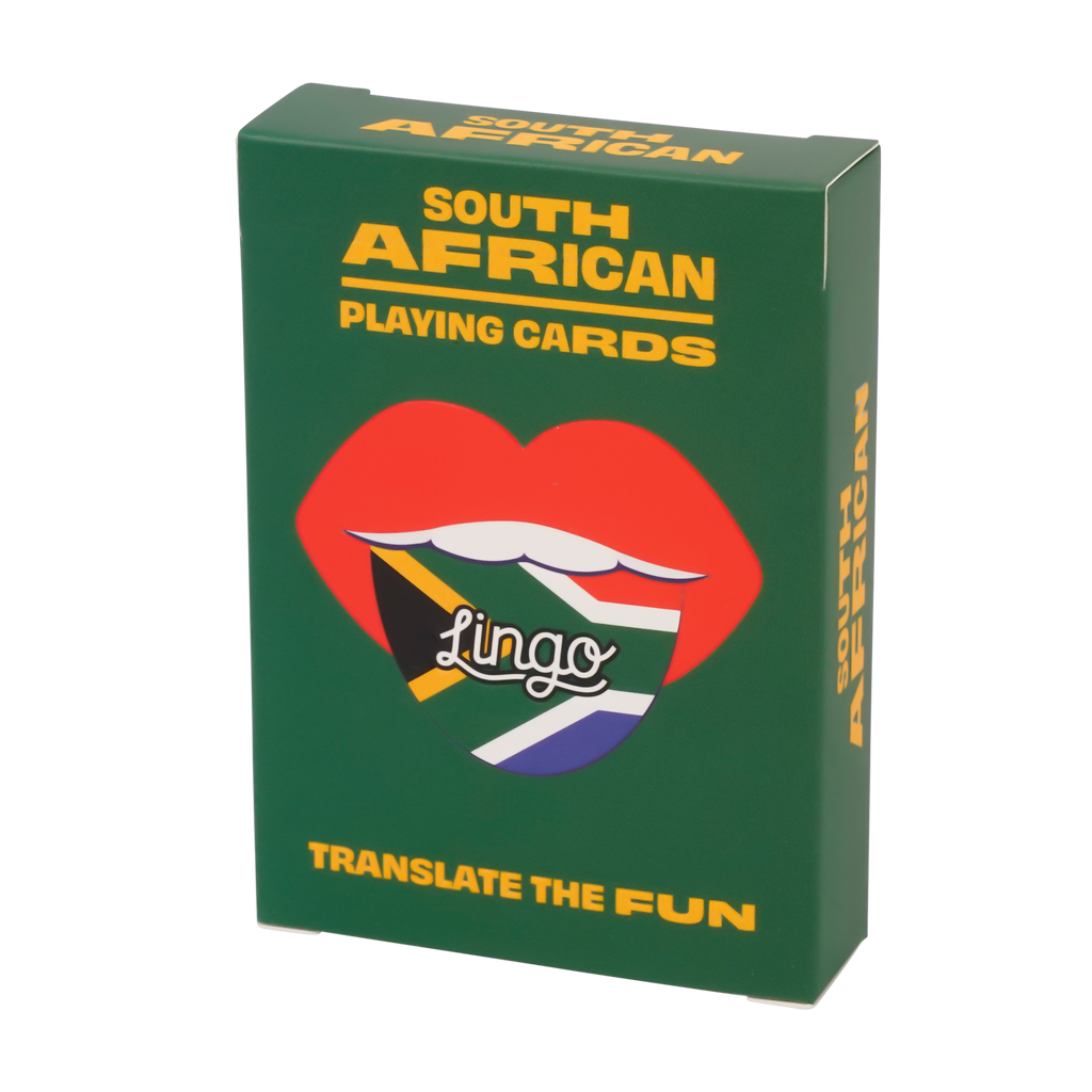 Lingo South African Slang Playing Cards – 52 South African Phrases