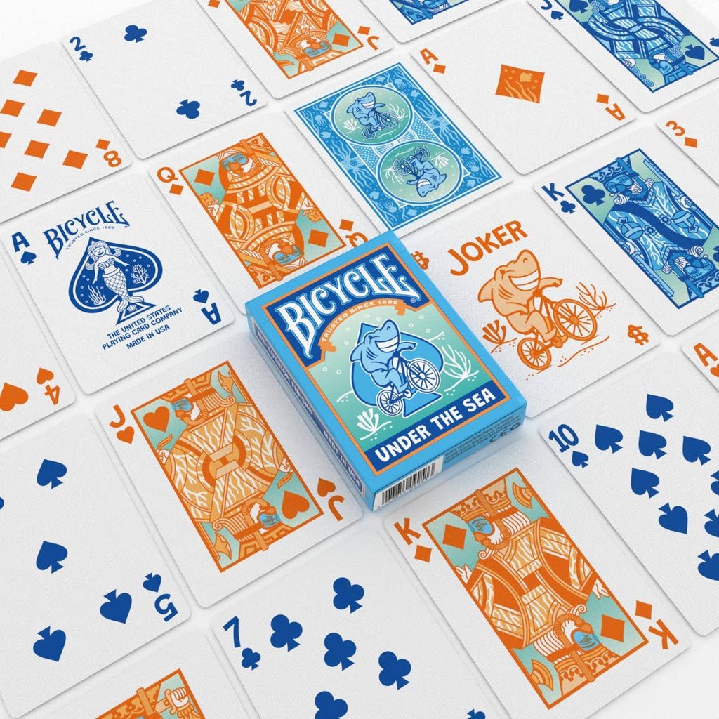 Bicycle Under the Sea Playing Cards – Ocean-Themed Custom Deck