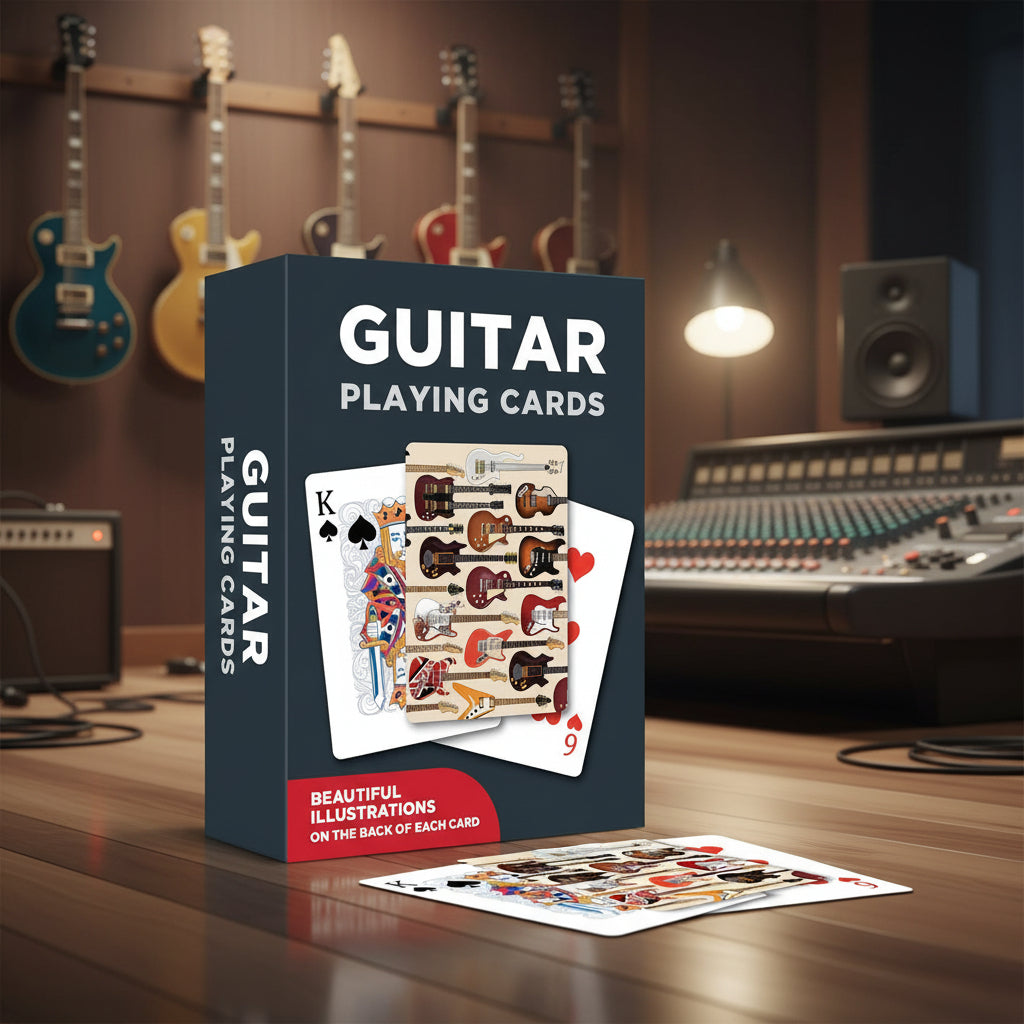 Guitars Playing Cards by Coach House