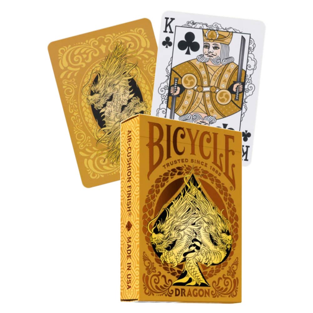 Bicycle Gold Dragon Playing Cards – Year of the Dragon