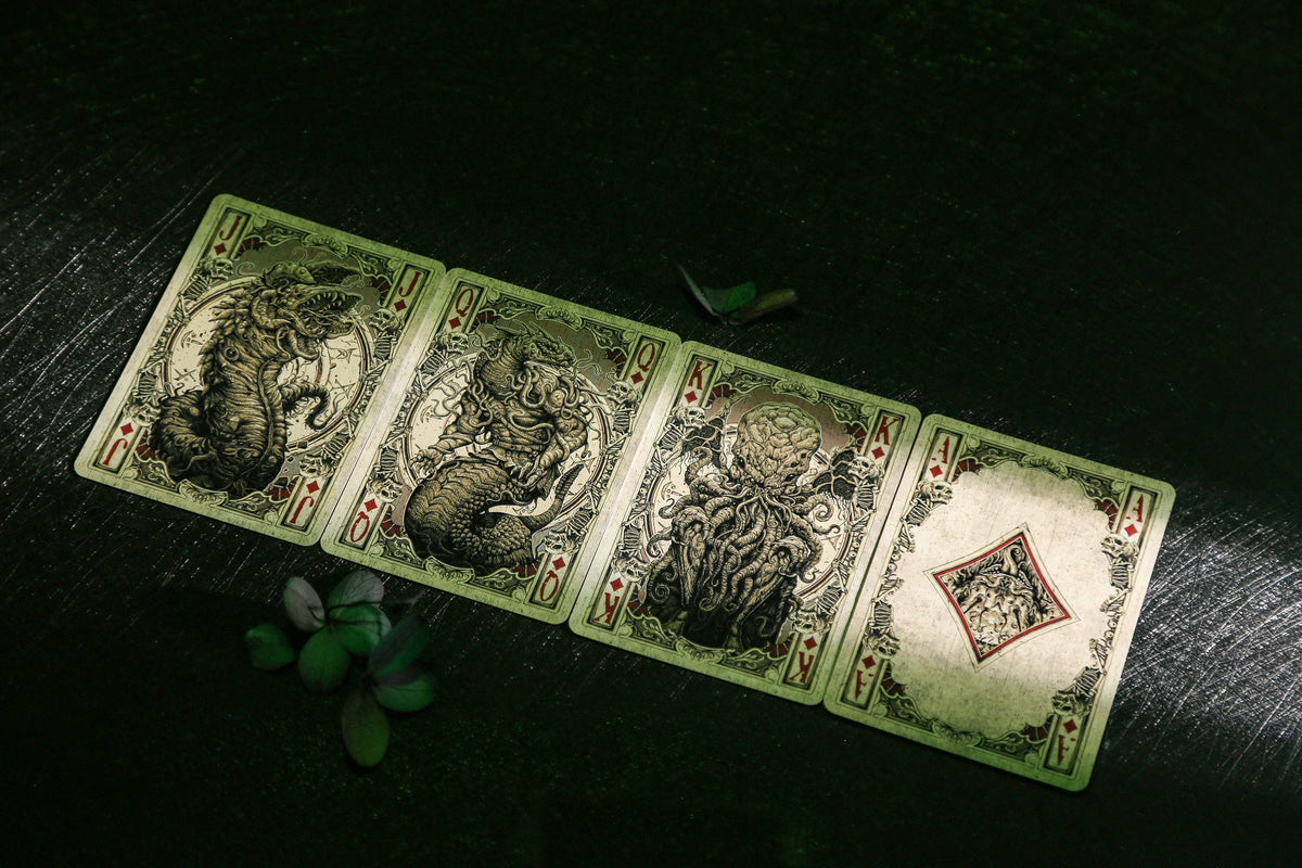 Reflections on the Wall Cthulhu Playing Cards – Silver Key Society