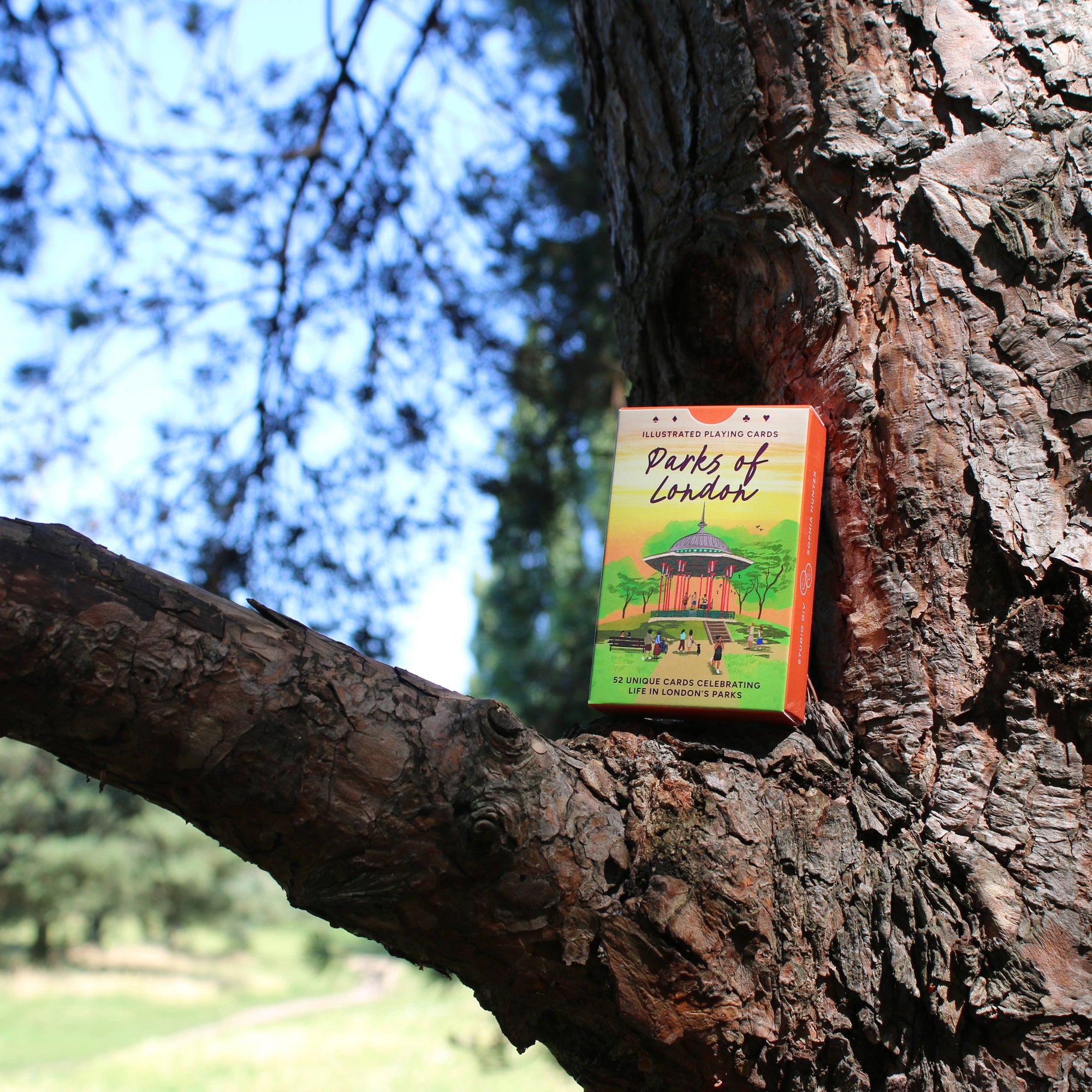 Parks of London Illustrated Playing Cards by Studio Giv