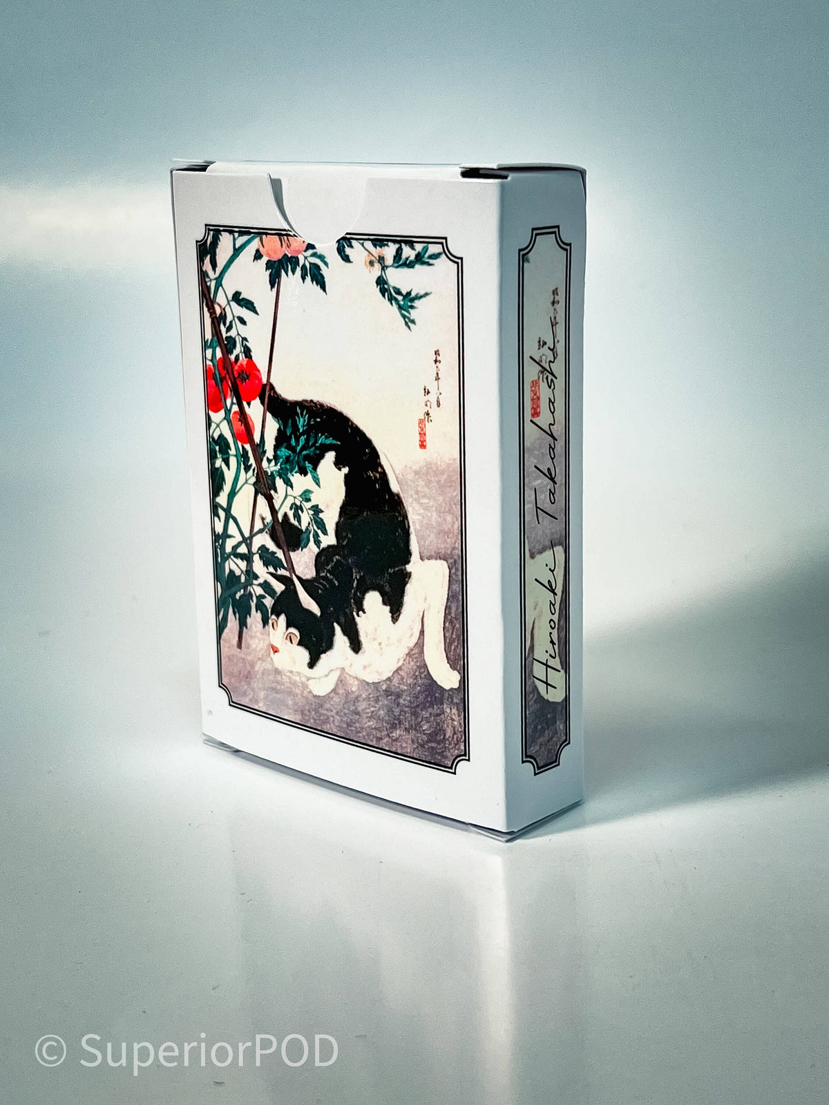 Hiroaki Takahashi Cat with Tomato Plant Playing Cards