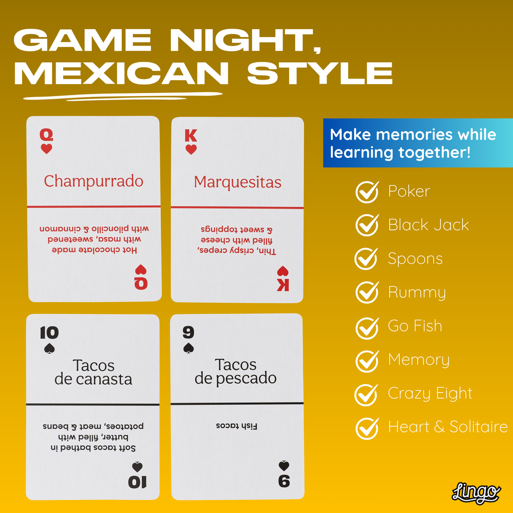 Mexican Street Food Playing Cards
