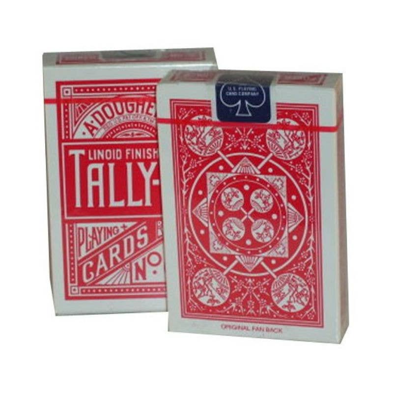 Bicycle Tally-Ho Fan Back Cards (Red)