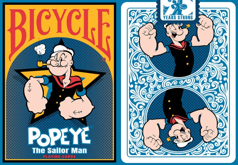 Bicycle  Popeye The Sailor Man Playing Limited Edition