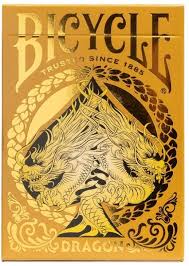 Bicycle Gold Dragon Playing Cards – Year of the Dragon
