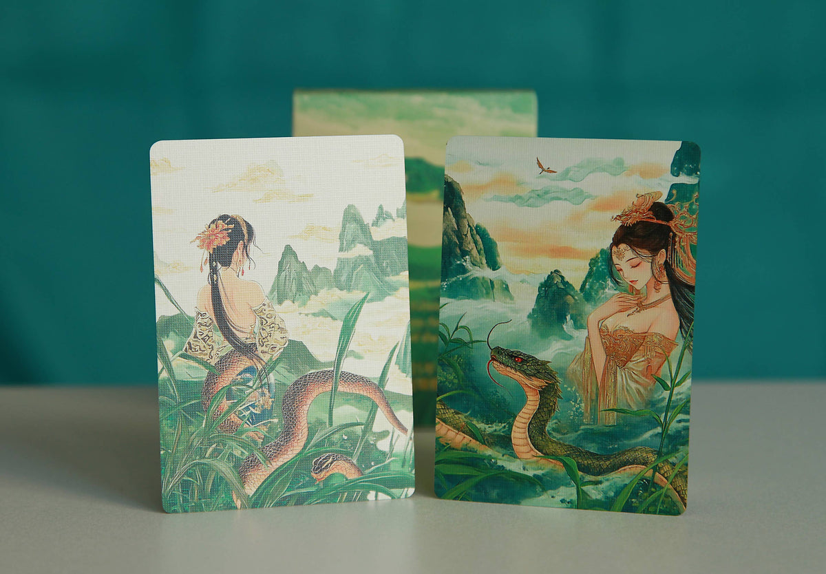 Zodiac Charms Snake Playing Cards – 2025 Year of the Snake