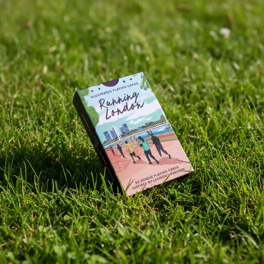 Running London Albert Bridge Playing Cards