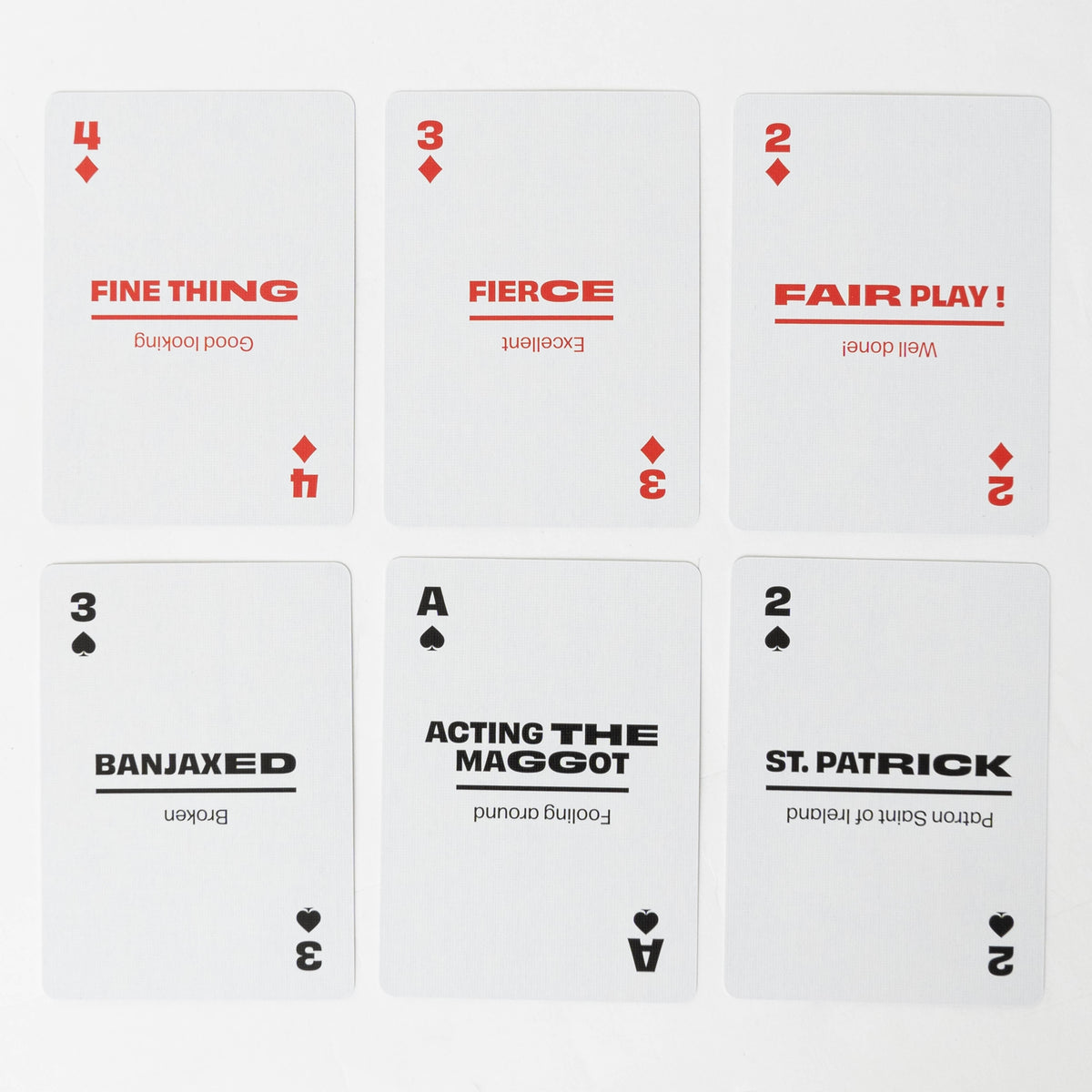 Lingo Irish Slang Playing Cards – 52 Irish Phrases
