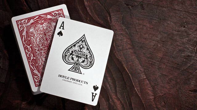 Maverick Standard Index Playing Cards – Red