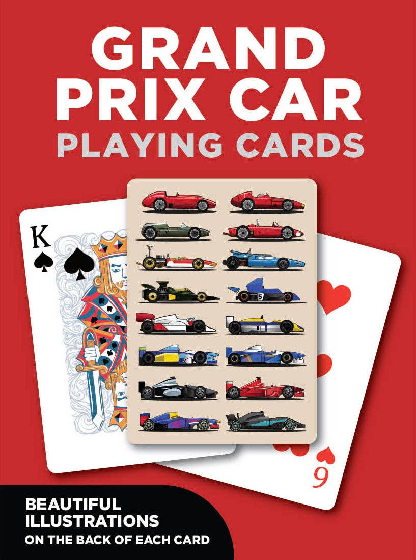 Grand Prix Car Playing Cards by Coach House